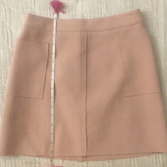 Topshop Blush Pink Crepe Pocket Mini Skirt - Picture 4 of 4